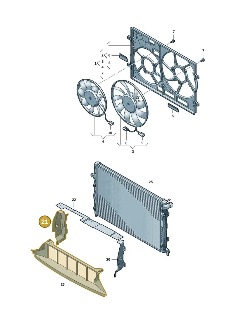 5FF121284AC — SEAT CUPRA Formentor (2020-) diagram f3z121900, position 21