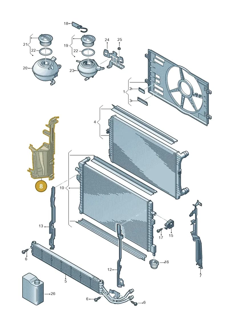 5FF121284R — SEAT CUPRA Formentor (2020-) diagram 746121870, position 8