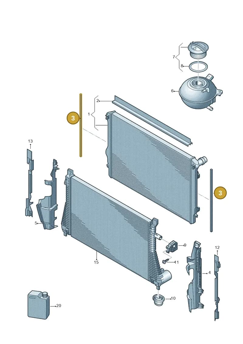 5FF121331C — SEAT CUPRA Formentor (2020-) diagram 746121850, position 3