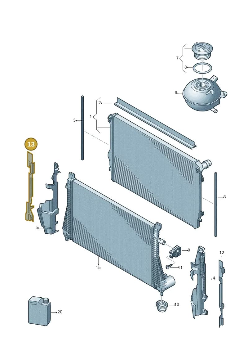 5FF121332C — SEAT CUPRA Formentor (2020-) diagram 746121850, position 13
