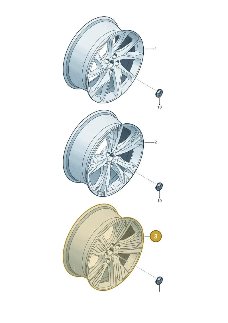 5FF601025P8GY — SEAT CUPRA Formentor (2020-) diagram 5ff601055, position 3