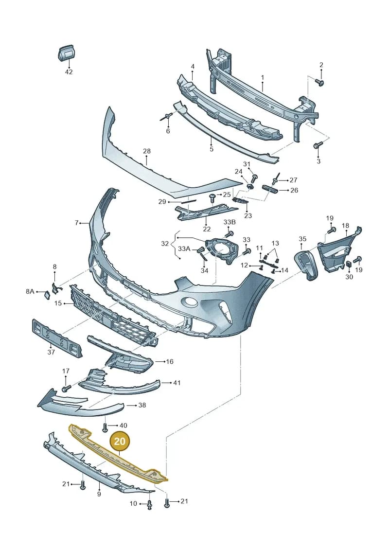 5FF8054679B9 — SEAT CUPRA Formentor (2020-) diagram 5ff807020, position 20