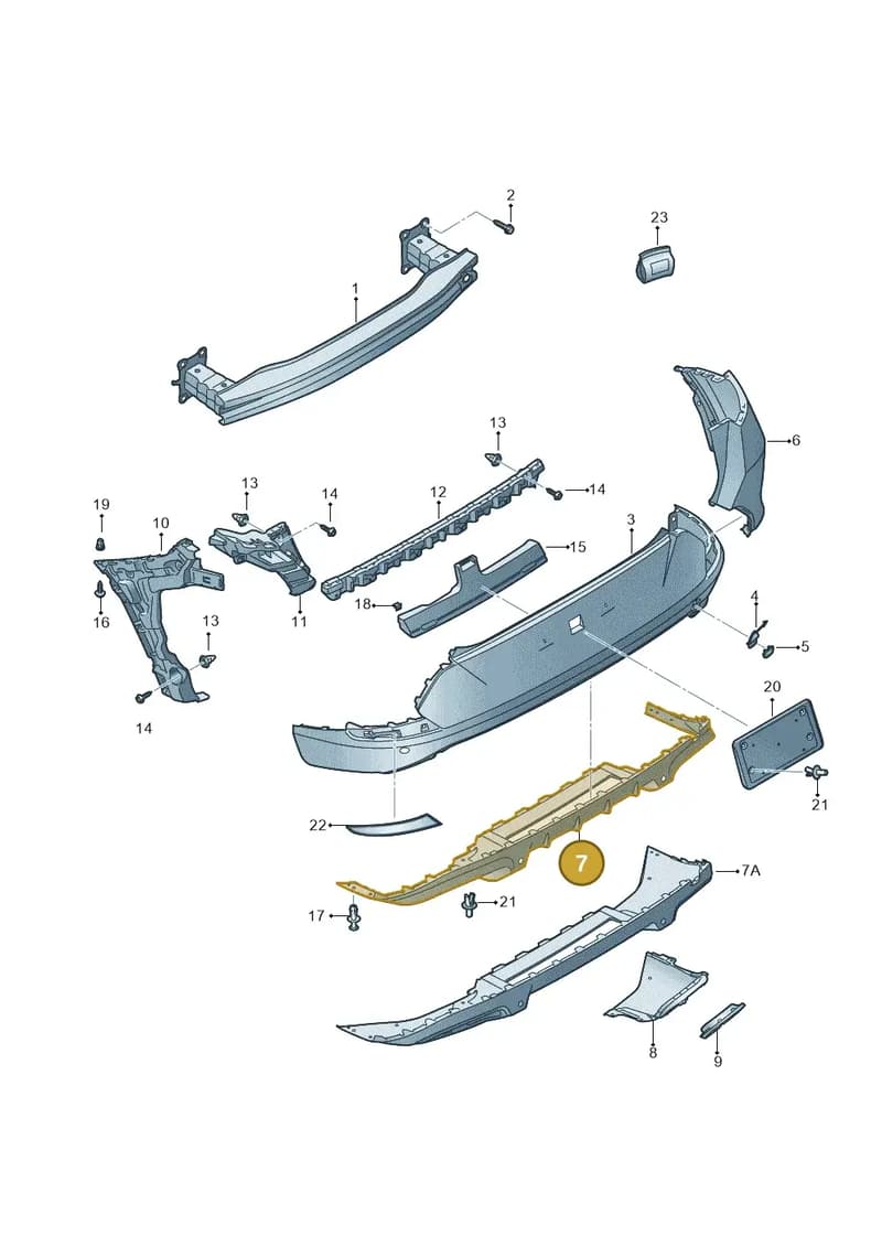 5FF807568D041 — SEAT CUPRA Formentor (2020-) diagram 5ff807050, position 7
