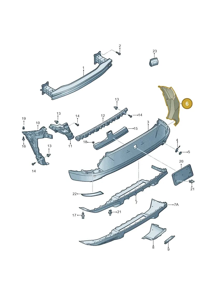 5FF807983BGRU — SEAT CUPRA Formentor (2020-) diagram 5ff807050, position 6