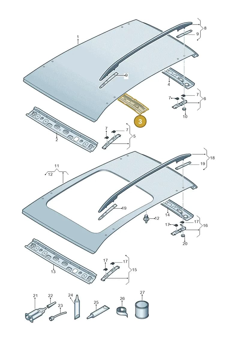 5FF817119 — SEAT CUPRA Formentor (2020-) diagram 5ff817000, position 3