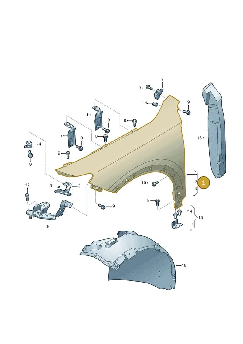 5FF821021F — SEAT CUPRA Formentor (2020-) diagram 5ff821000, position 1