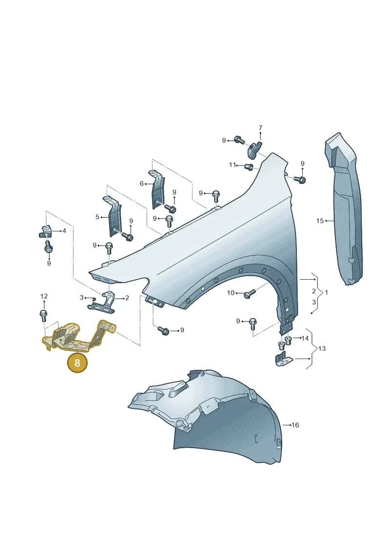 5FF821168B — SEAT CUPRA Formentor (2020-) diagram 5ff821000, position 8