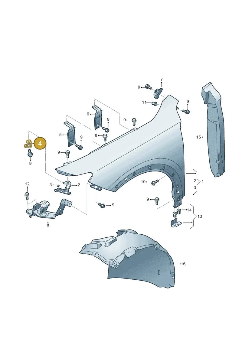 5FF821432 — SEAT CUPRA Formentor (2020-) diagram 5ff821000, position 4