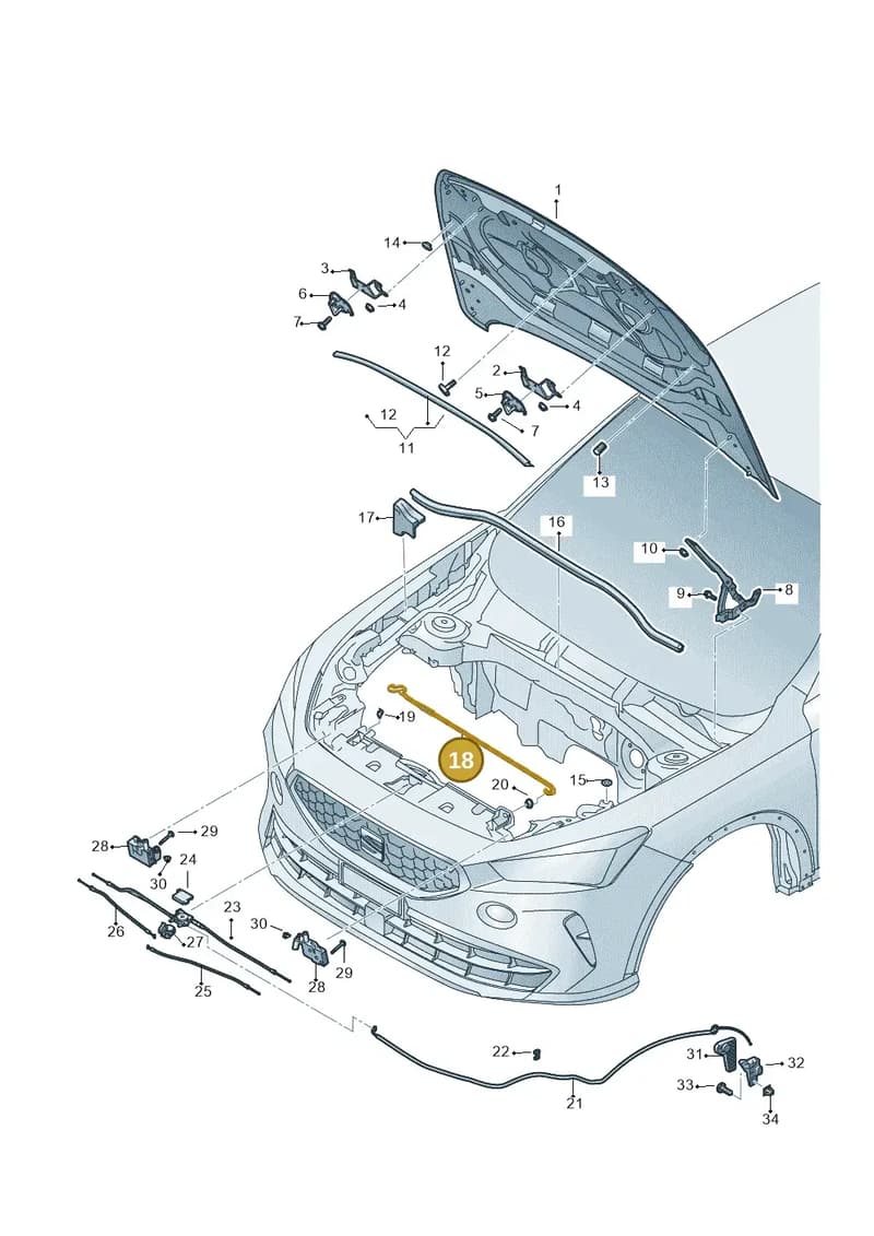 5FF823363 — SEAT CUPRA Formentor (2020-) diagram 5ff823000, position 18