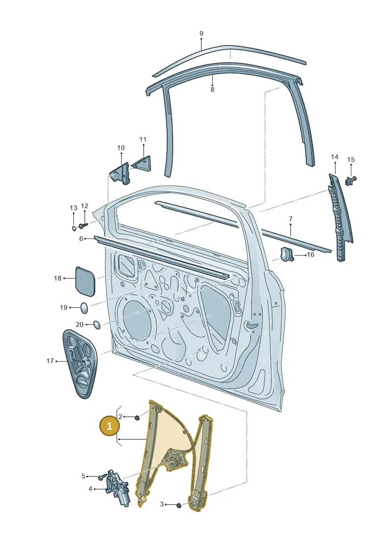 5FF837462C — SEAT CUPRA Formentor (2020-) diagram 5fn837060, position 1