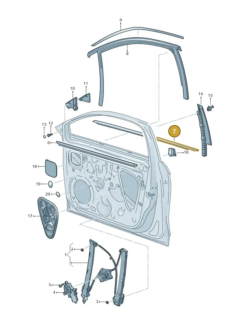 5FF837475C041 — SEAT CUPRA Formentor (2020-) diagram 5fn837060, position 7
