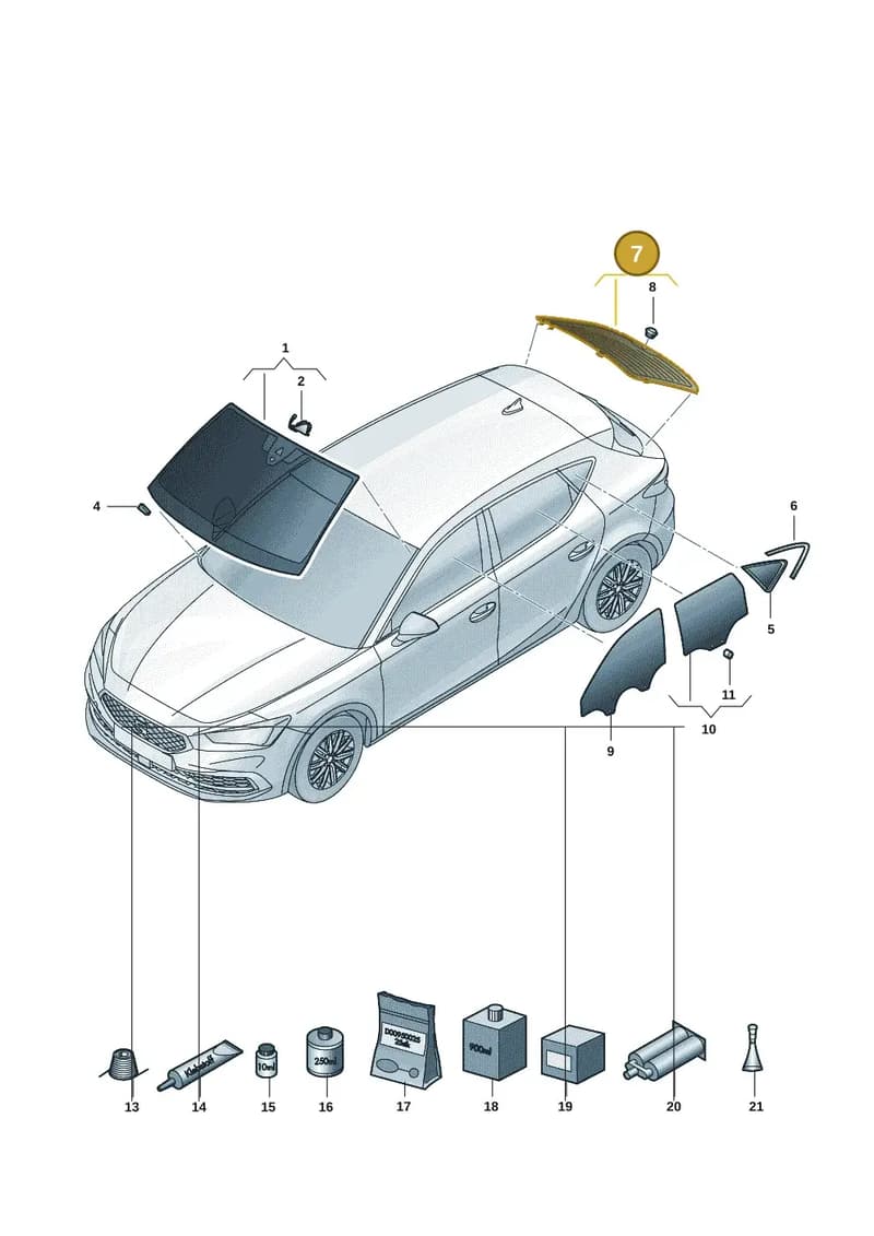 5FF845051CNVB — SEAT CUPRA Formentor (2020-) diagram 5fn845000, position 7