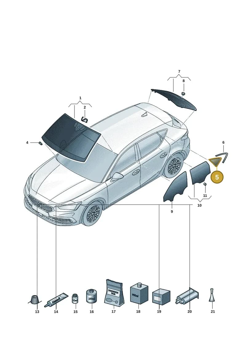5FF845300HNVB — SEAT CUPRA Formentor (2020-) diagram 5fn845000, position 5