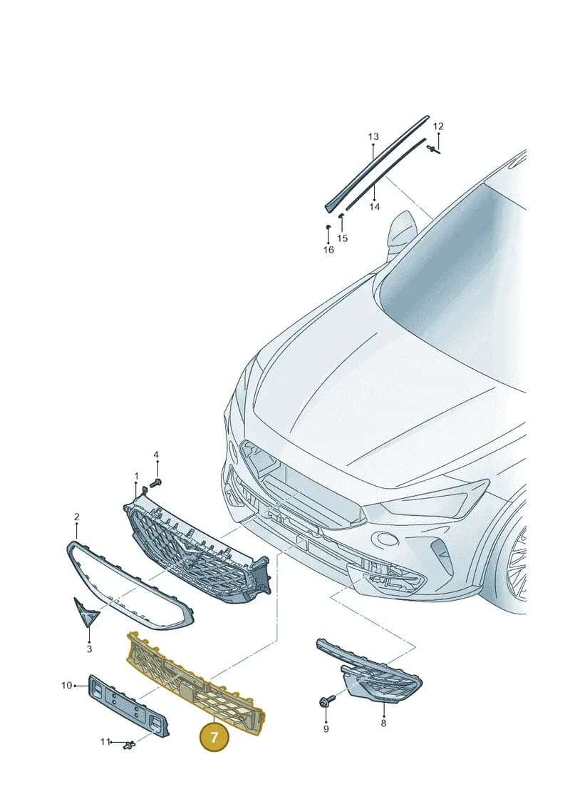 5FF853635D041 — SEAT CUPRA Formentor (2020-) diagram 5ff853000, position 7