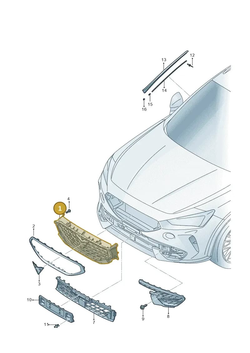 5FF853654D041 — SEAT CUPRA Formentor (2020-) diagram 5ff853000, position 1