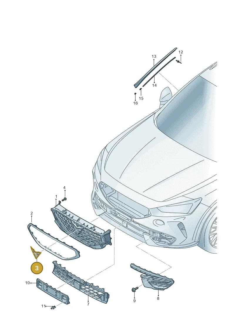 5FF853679C5DV — SEAT CUPRA Formentor (2020-) diagram 5ff853000, position 3