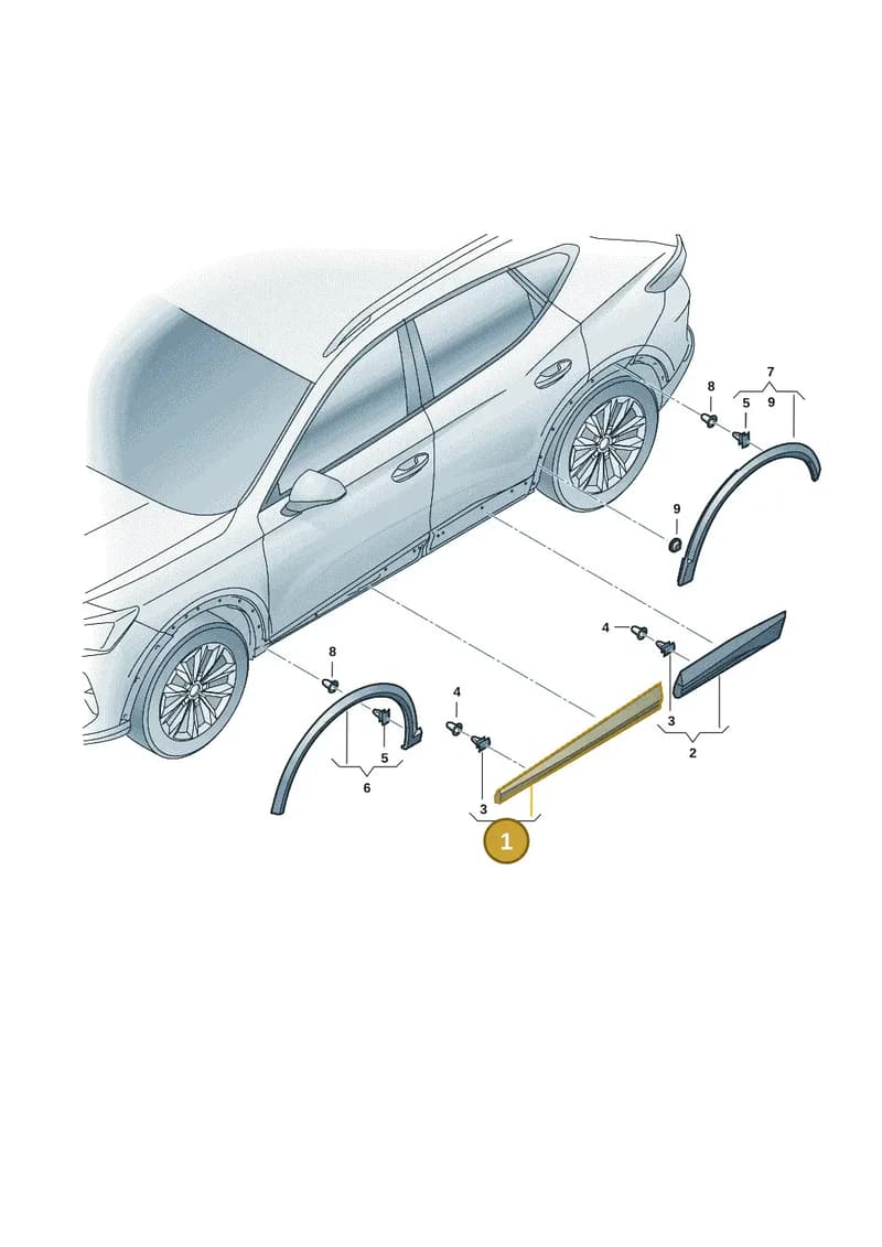 5FF854940BGRU — SEAT CUPRA Formentor (2020-) diagram 5ff853030, position 1