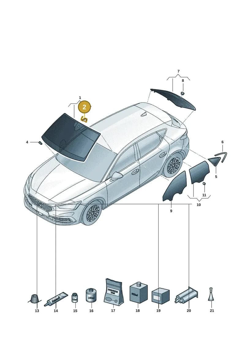 5FF862505A — SEAT CUPRA Formentor (2020-) diagram 5fn845000, position 2