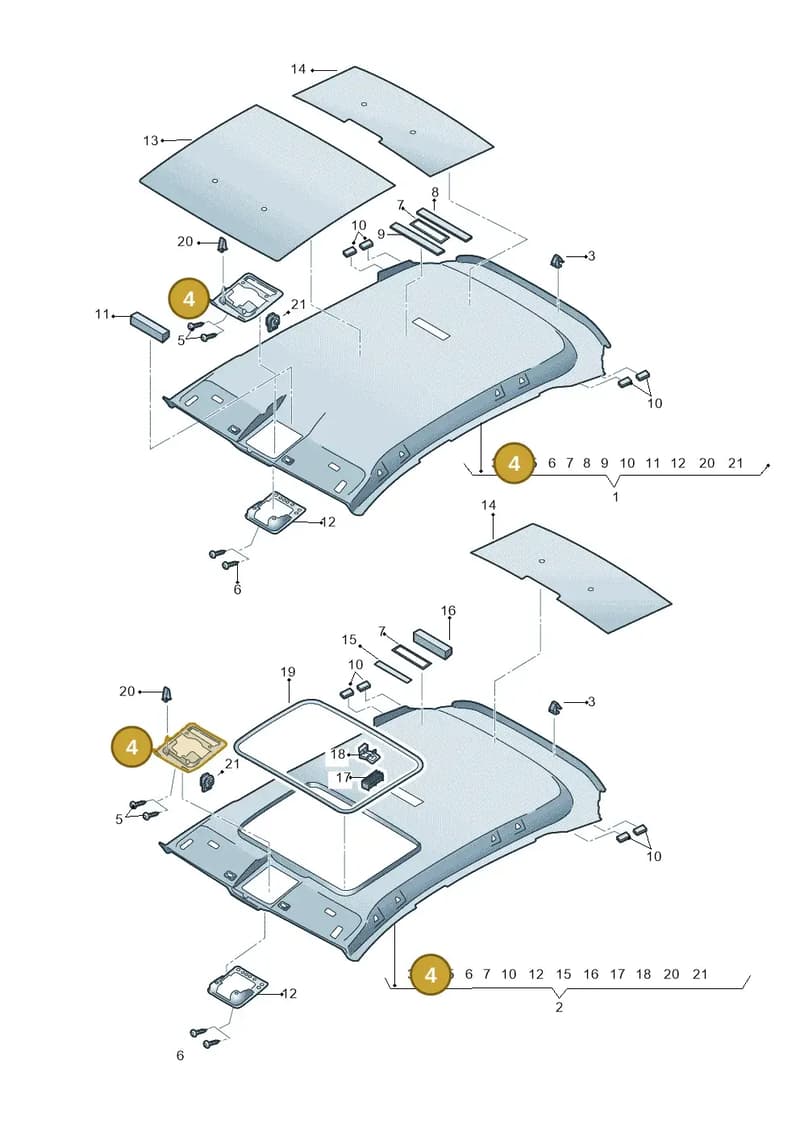5FF868519A — SEAT CUPRA Formentor (2020-) diagram 5fn867055, position 4