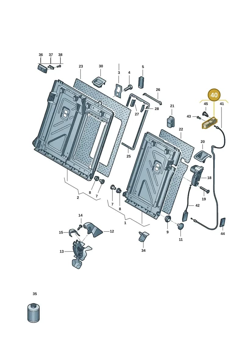 5FF885591BECZ — SEAT CUPRA Formentor (2020-) diagram 5ff885070, position 40