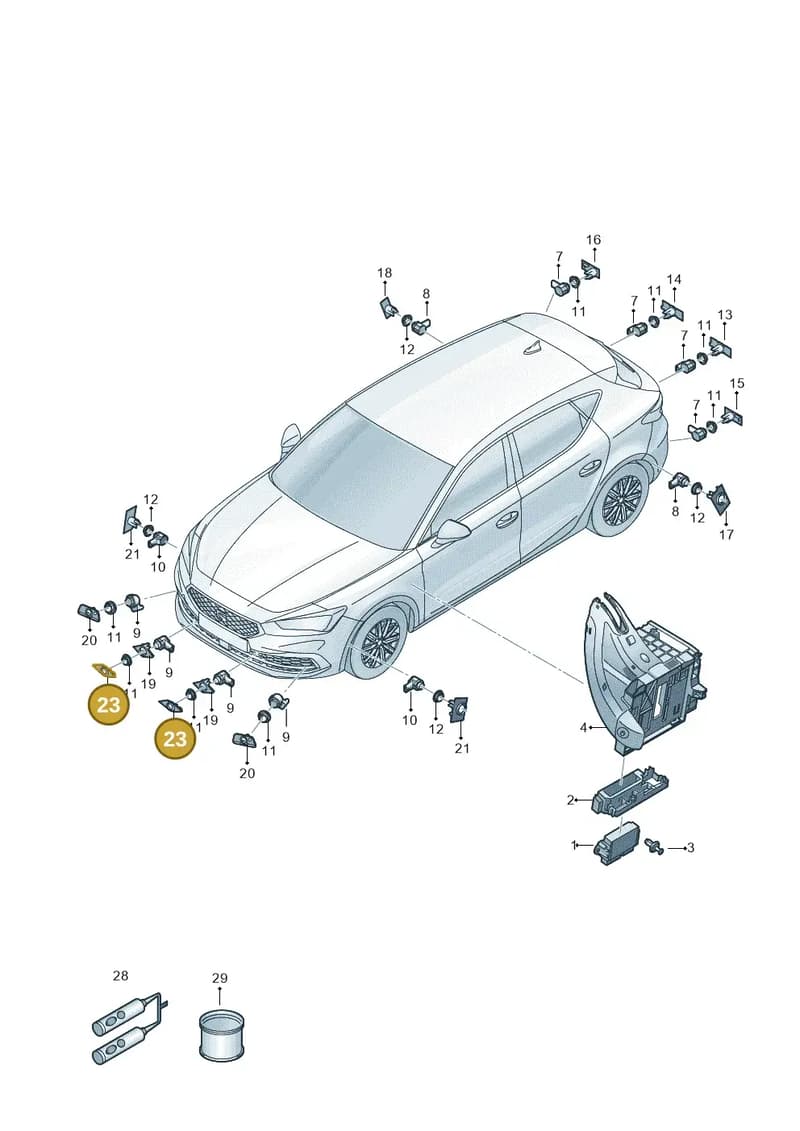 5FF919268C041 — SEAT CUPRA Formentor (2020-) diagram 5fn919000, position 23