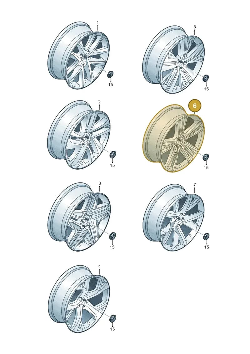 5FJ601025B1OV — SEAT Tarraco (2018-2024) diagram 591601055, position 6