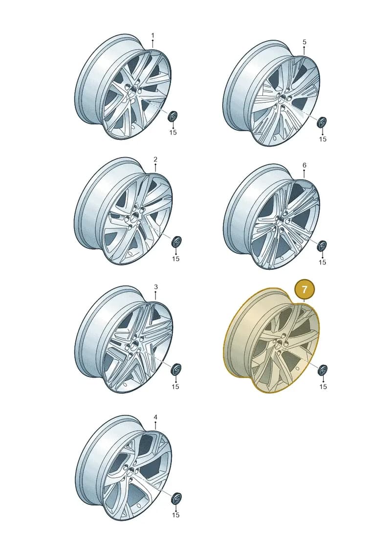 5FJ601025E7DF — SEAT Tarraco (2018-2024) diagram 591601055, position 7