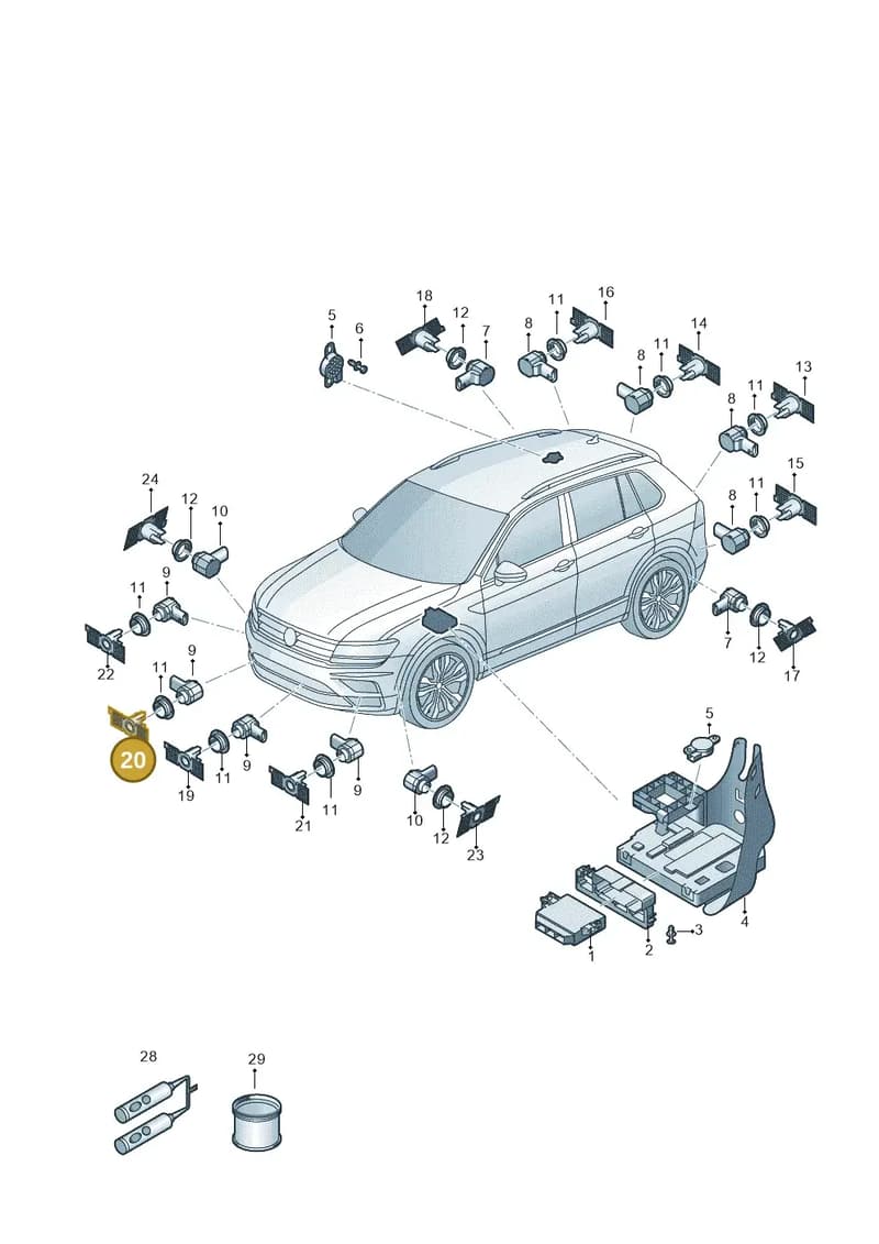 5FJ919492E — SEAT Tarraco (2018-2024) diagram 884919000, position 20