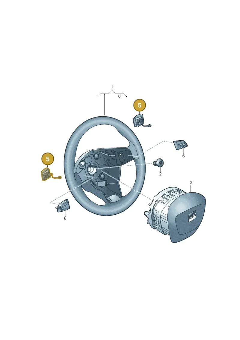5FJ951523 — SEAT Leon (2019-) diagram 754419200, position 5