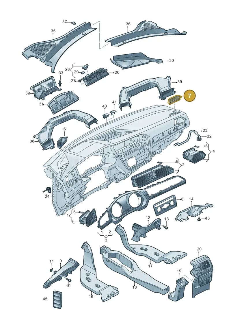 5FK81979481U — SEAT Tarraco (2018-2024) diagram 884819300, position 7