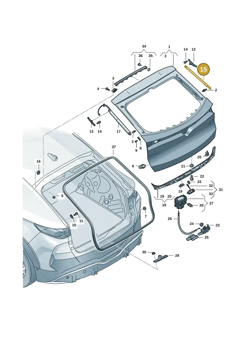 5FL827552 — SEAT CUPRA Tavascan (2023-) diagram 20h827000, position 15