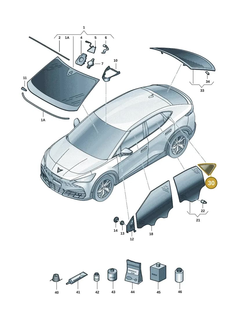 5FL845299NVB — SEAT CUPRA Tavascan (2023-) diagram 20h845000, position 30