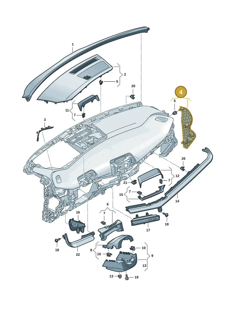 5FL8582184PK — SEAT CUPRA Tavascan (2023-) diagram 20h857010, position 4