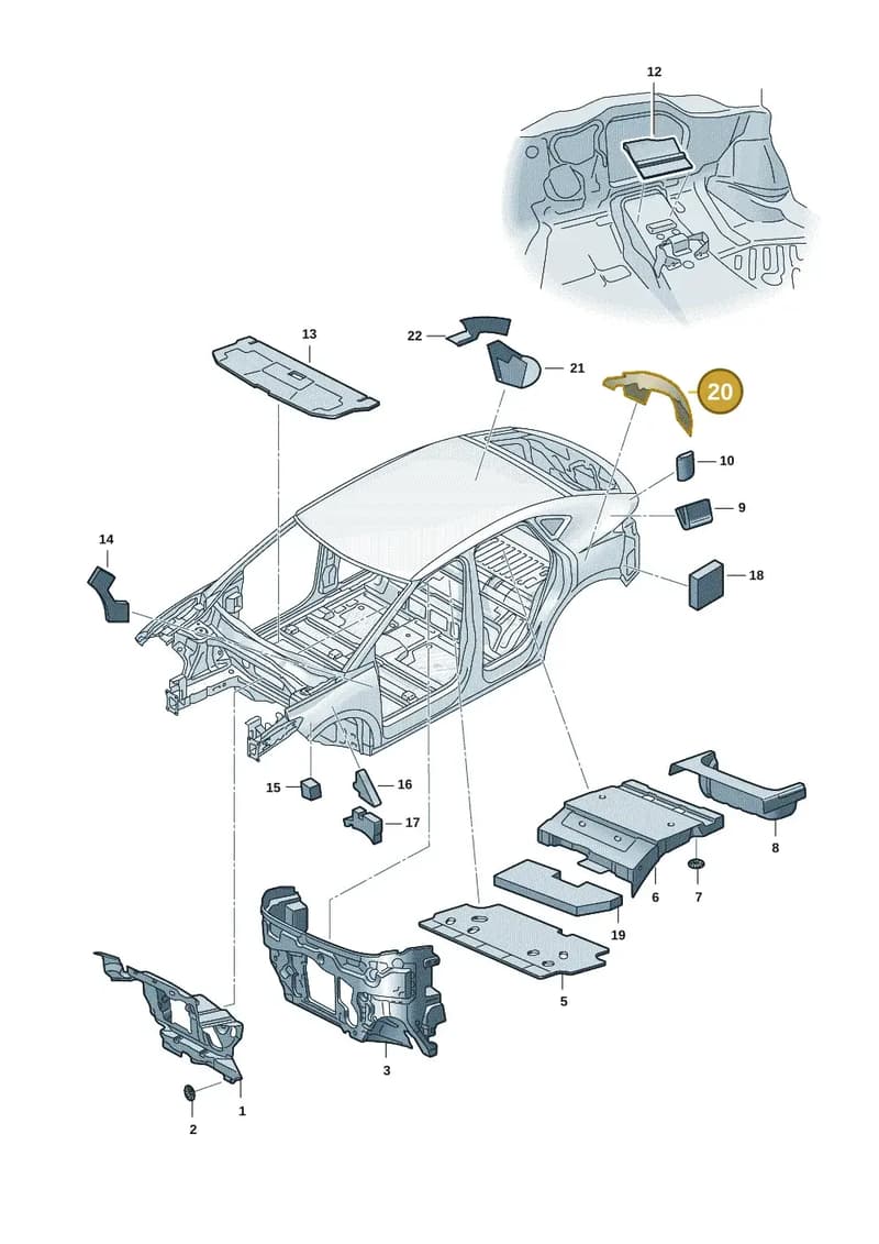 5FL863895 — SEAT CUPRA Tavascan (2023-) diagram 20h863020, position 20