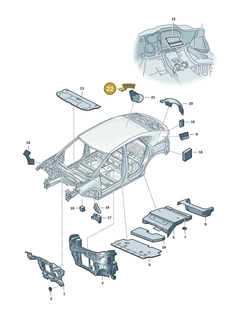5FL863896A — SEAT CUPRA Tavascan (2023-) diagram 20h863020, position 22