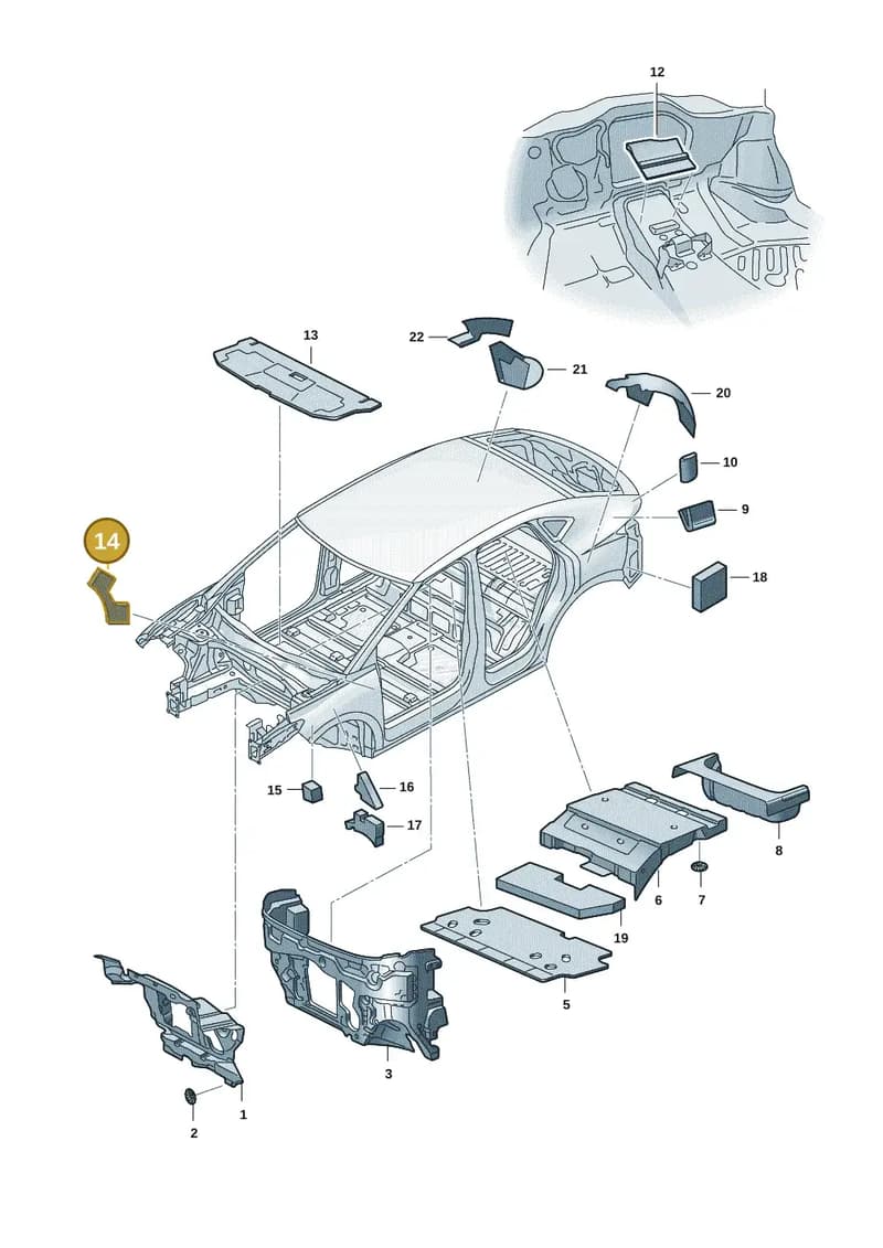 5FL864733 — SEAT CUPRA Tavascan (2023-) diagram 20h863020, position 14