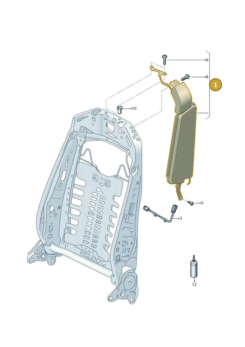 5FL880581D — SEAT CUPRA Tavascan (2023-) diagram 10a880025, position 1