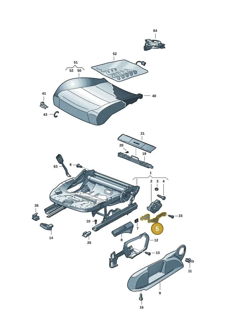5FL881091 — SEAT CUPRA Tavascan (2023-) diagram 10a881000, position 5