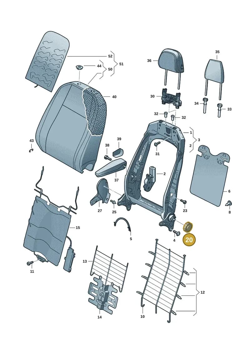 5FL8816064PK — SEAT CUPRA Tavascan (2023-) diagram 11a881500, position 20