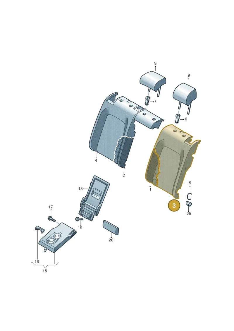 5FL885805AHIJ — SEAT CUPRA Tavascan (2023-) diagram 813885800, position 3