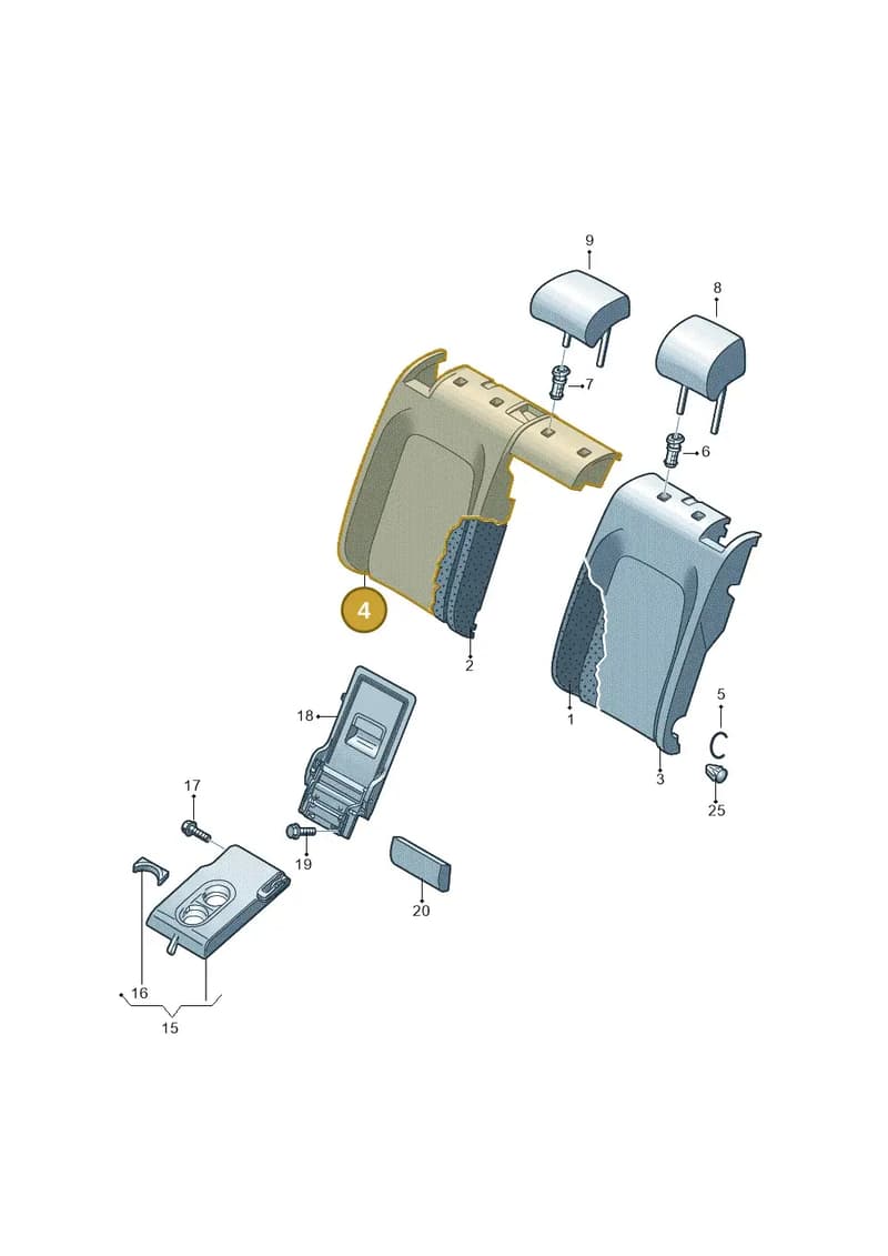 5FL885806AHIJ — SEAT CUPRA Tavascan (2023-) diagram 813885800, position 4