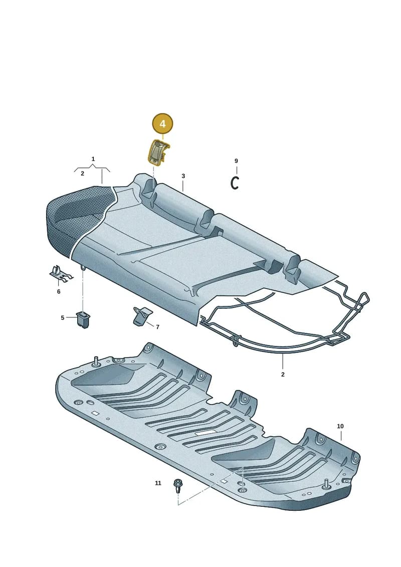 5FL887233 — SEAT CUPRA Tavascan (2023-) diagram 10a885000, position 4
