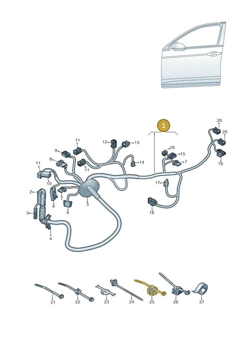 5FL972296 — SEAT CUPRA Tavascan (2023-) diagram 20h972033, position 1