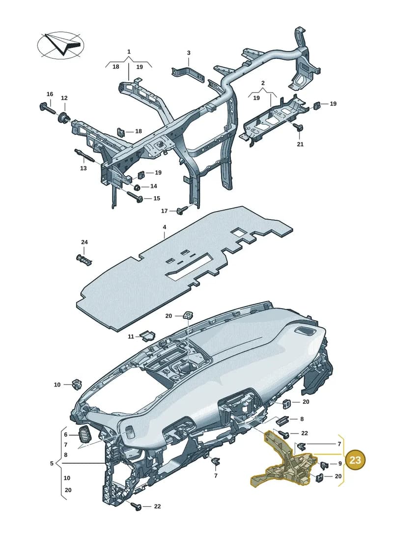 5FM857091 — SEAT CUPRA Tavascan (2023-) diagram 20h857000, position 23