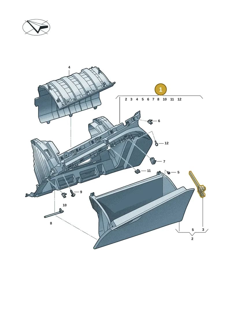5FM8570974PK — SEAT CUPRA Tavascan (2023-) diagram 20h857030, position 1