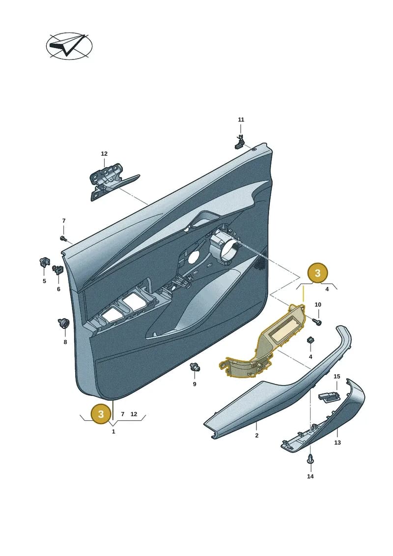 5FM8671804PK — SEAT CUPRA Tavascan (2023-) diagram 20h867000, position 3