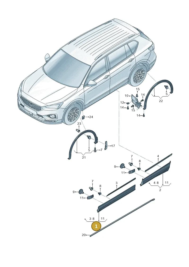 5NA854939MGRU — SEAT Tarraco FR (2018-2024) diagram 591853020, position 1