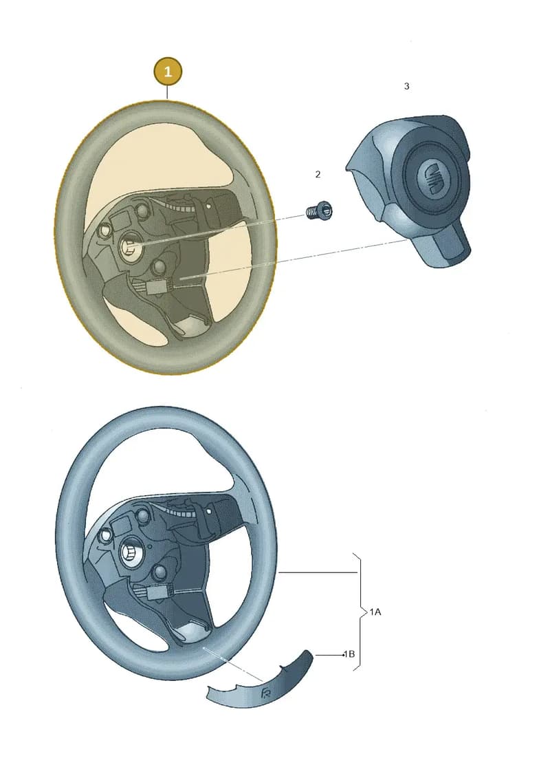 5P0419091BD6F3 — SEAT TOLEDO                 05> (2004-) diagram 418419200, position 1