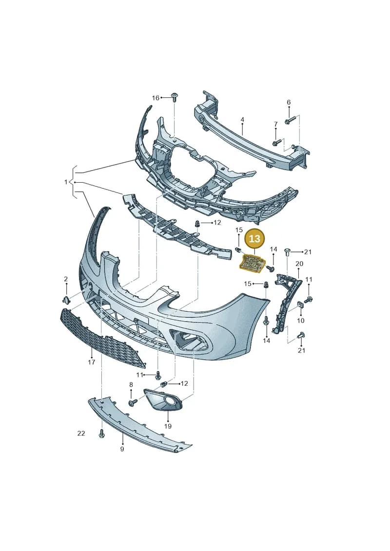 5P0807183A — SEAT Altea XL (2013-) diagram 498807200, position 13