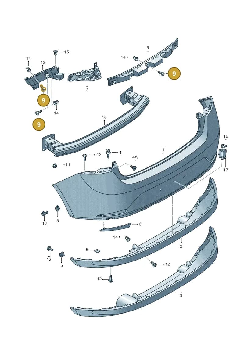 5P0807707A — SEAT Ibiza (2015-) diagram 639807500, position 9